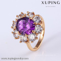 11795 Xuping 18K Gold Gemstone Ring, bague de diamant de bijoux de fiançailles